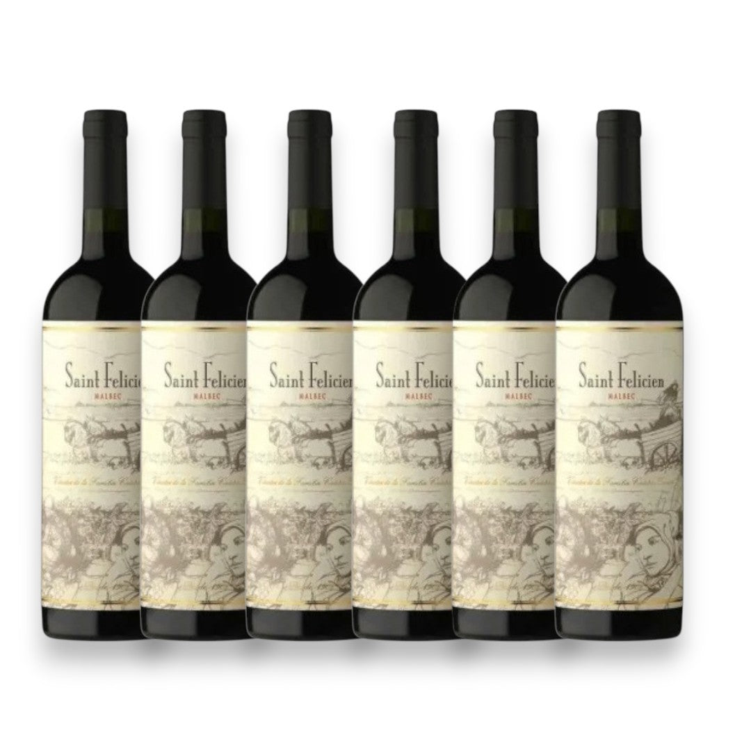 Kit 6 Saint Felicien Malbec 2023