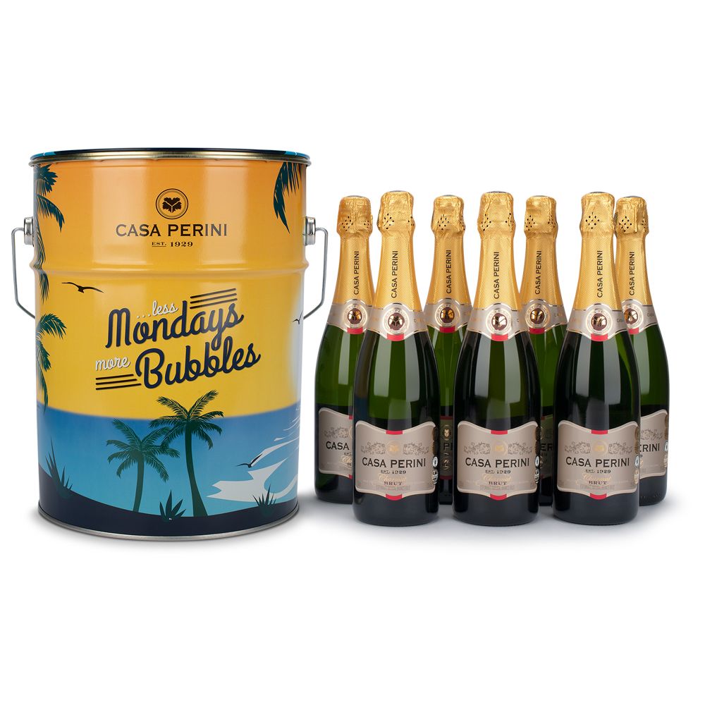 Balde Espumantes Casa Perini Brut 7 Unidades