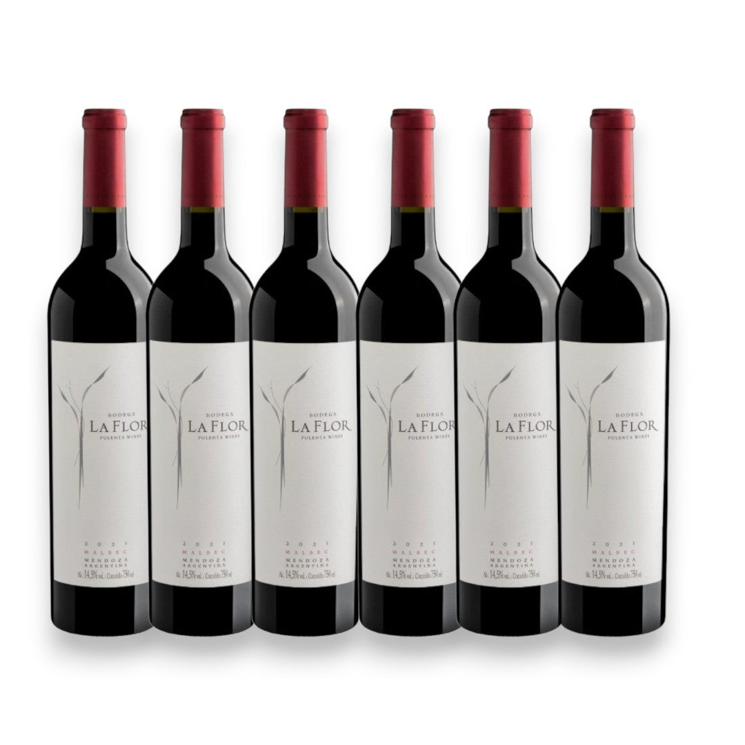 Kit 6 La Flor de Pulenta Malbec 2020
